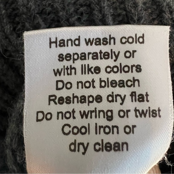 Brunella Gori Mens Lambswool Knit Collared Sweater Fisherman Gray Sz L Italy - Picture 10 of 11